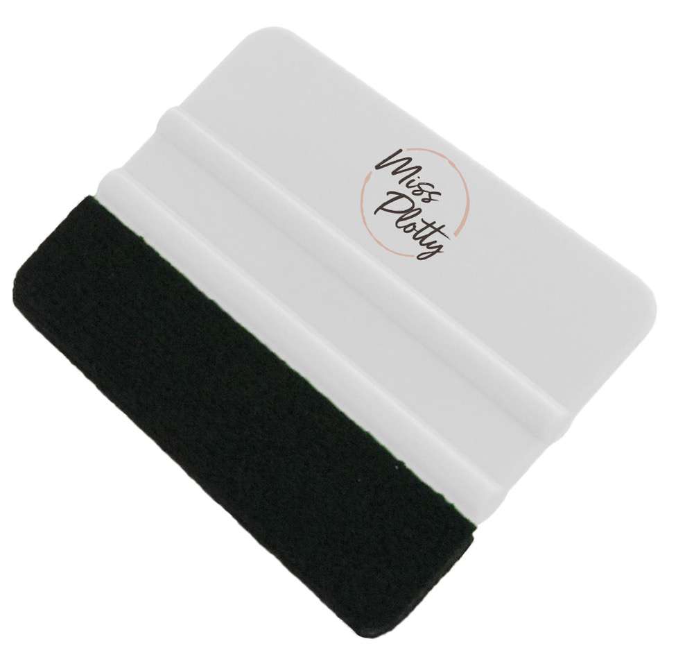 Miss Plotty Kunststoff-Rakel mit Filzkante